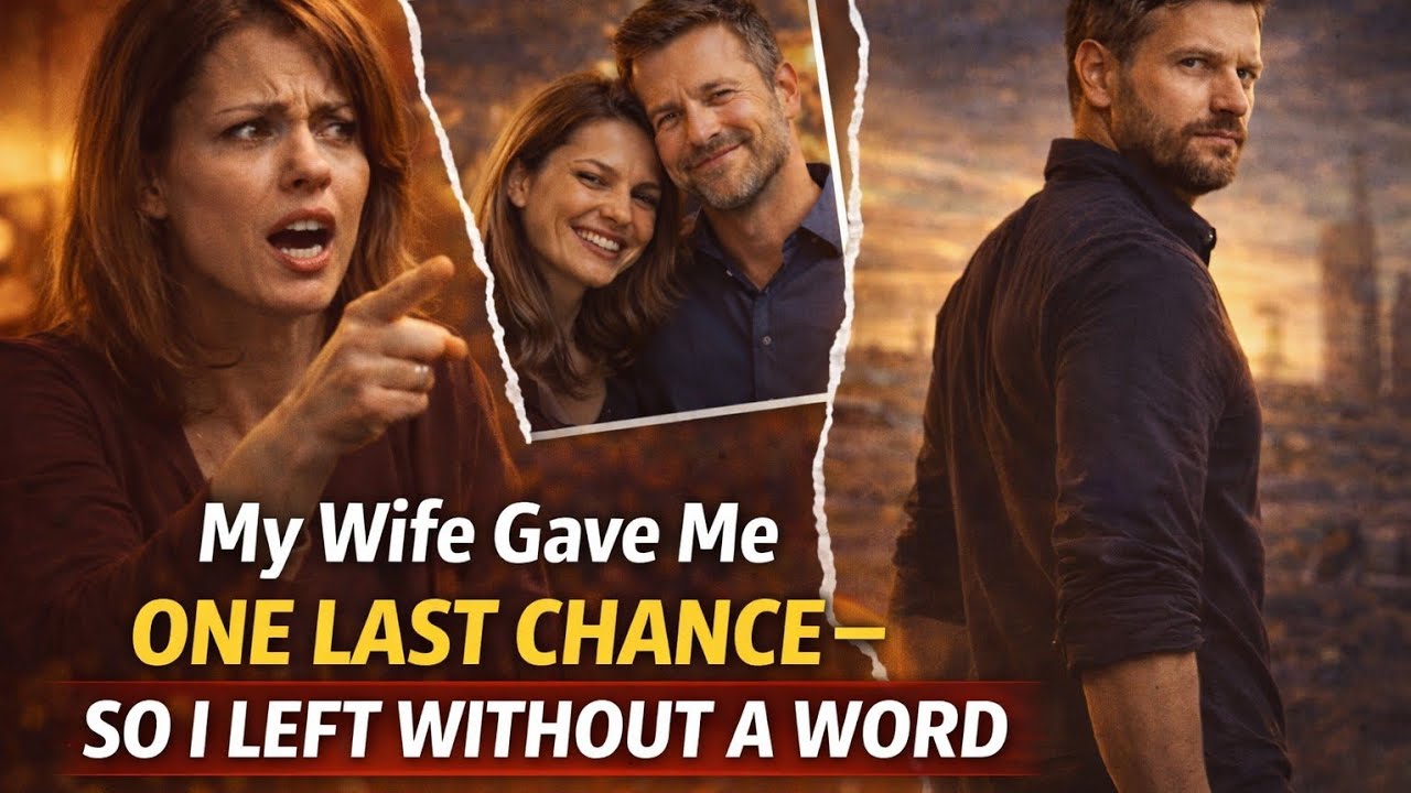 My Wife Gave Me One Last Chance — So I Left Without a Word