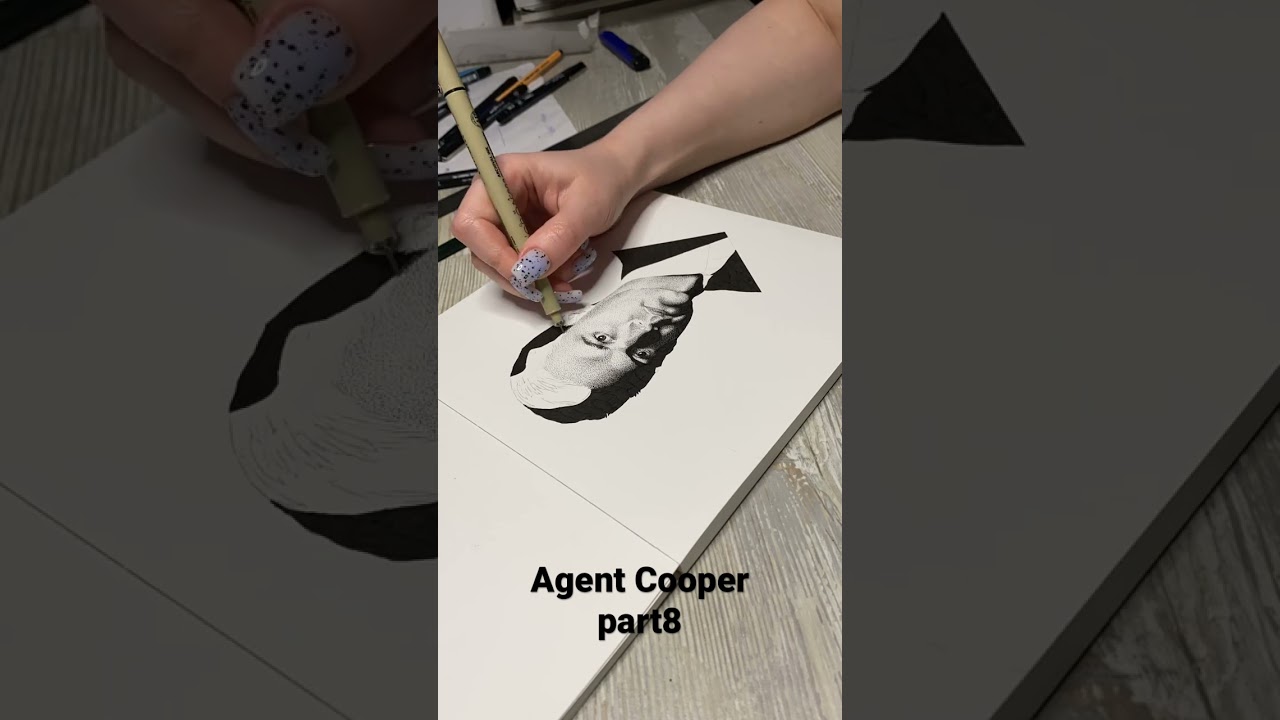 #art #dotwork #stippling #painting #sketch #agentcooper #twinpeaks #artwork #drawing #pointillism