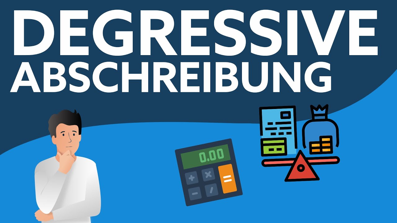 Degressive Abschreibung & der Unterschied zur linearen Abschreibung | Einfach erklärt!