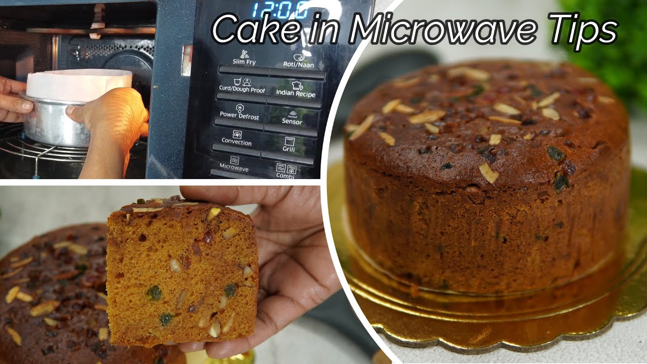 Eggless Fruit Cake Christmas Plum Cake in Microwave क्रिसमस न्यू ईयर प्लम केक Seema's Smart Kitchen