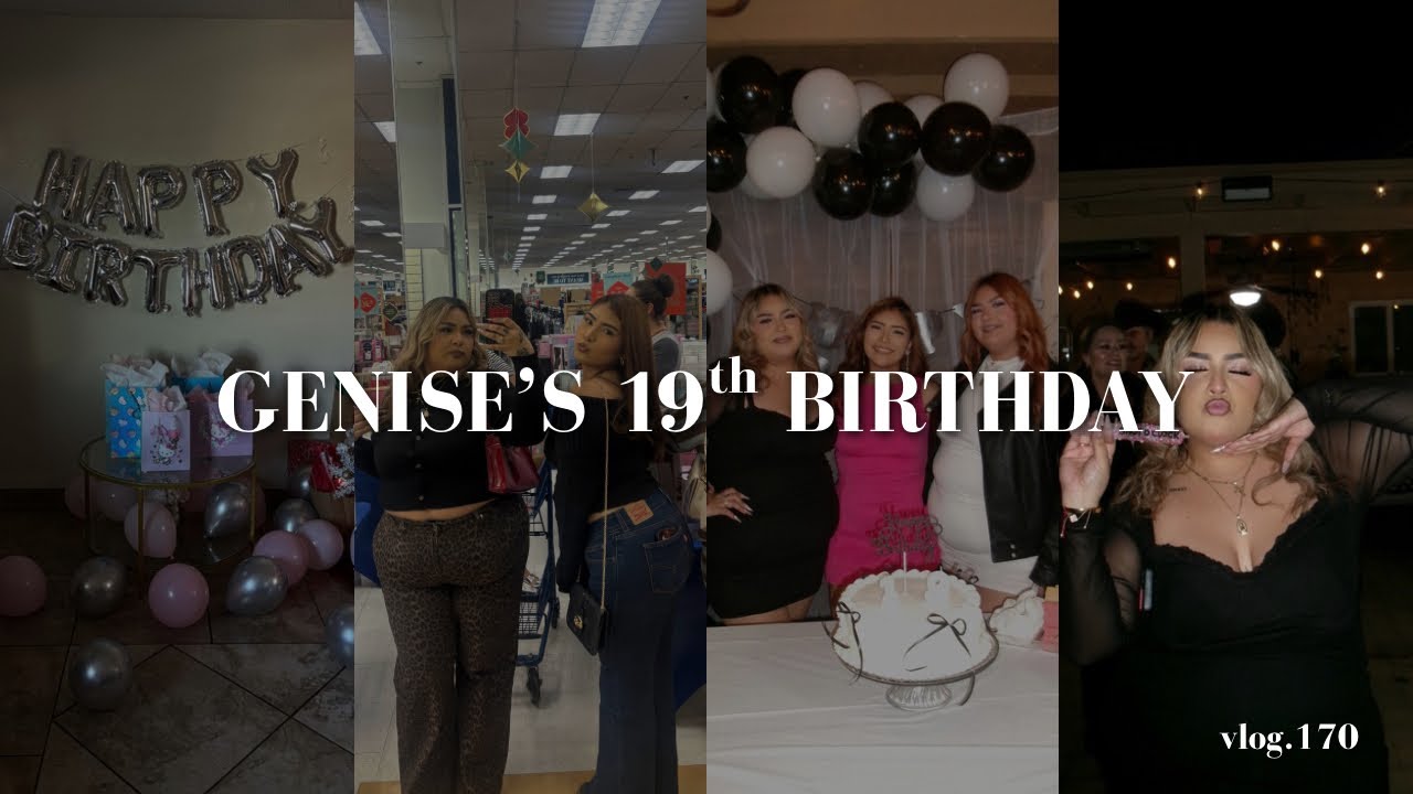how we celebrated my little sisters 19th birthday🎂🩷 | vlog 170