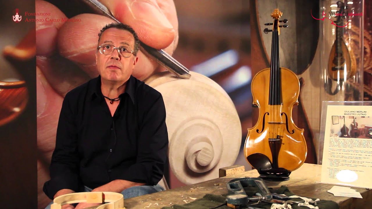 Maestro Liutaio Giuliano Merlini - Le Mani Sapienti - Fondazione Antonio Carlo Monzino