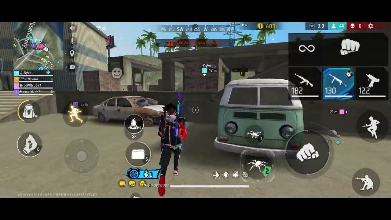 No kill gameplay in BR Rank match 🤝