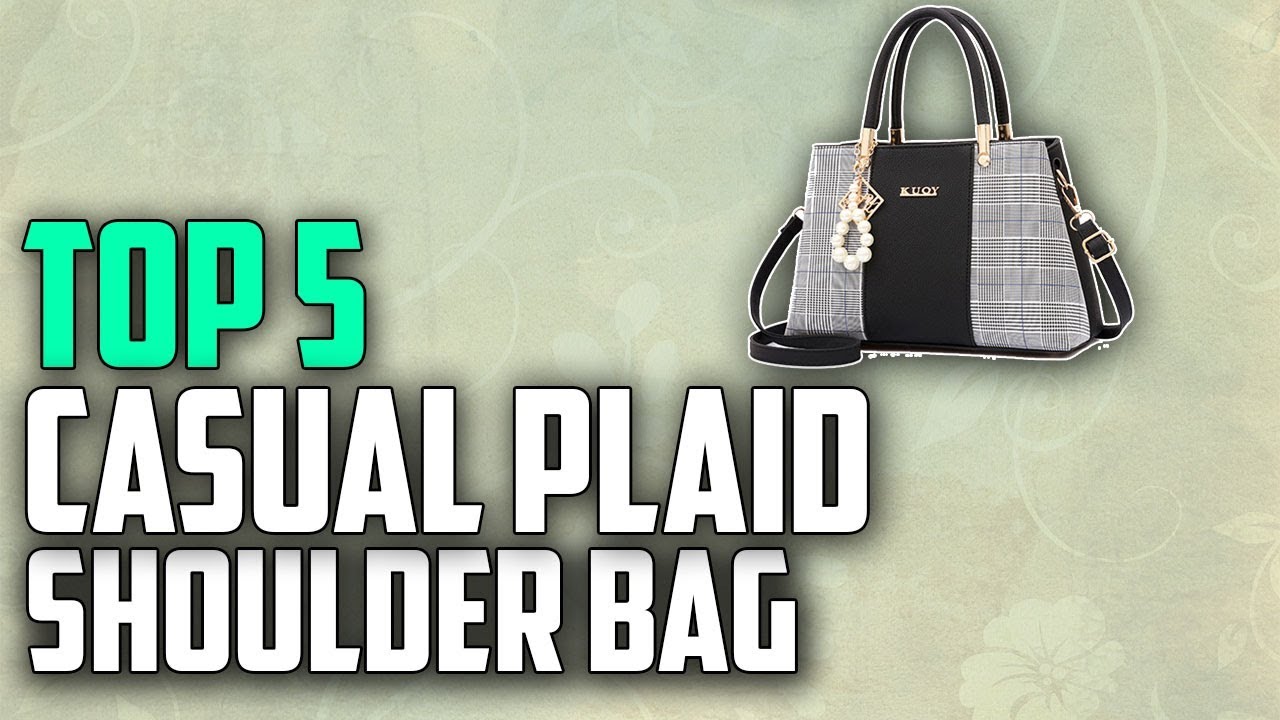 Top 5 Best Casual Plaid Shoulder Bag