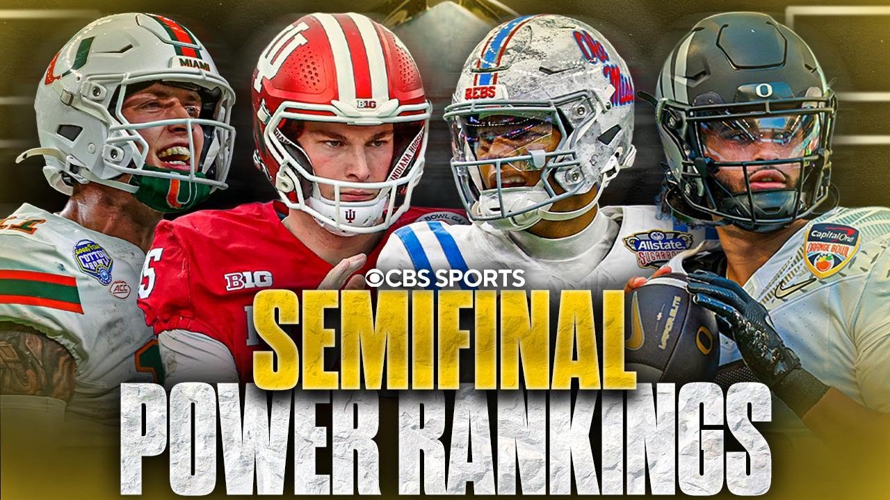 CFP Power Rankings Entering Semifinals | Where Does Each Team Rank 1-4 🤔