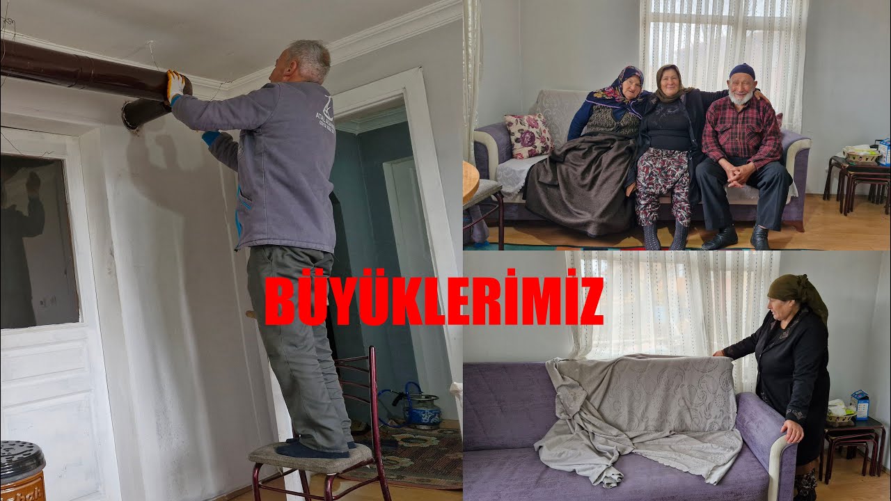 BÜYÜKLERİMİZİN EVLERİNİ TEMİZLEDİK YAPILACAK İŞLERİNİ YAPTIK GÜZEL SOHBETLER