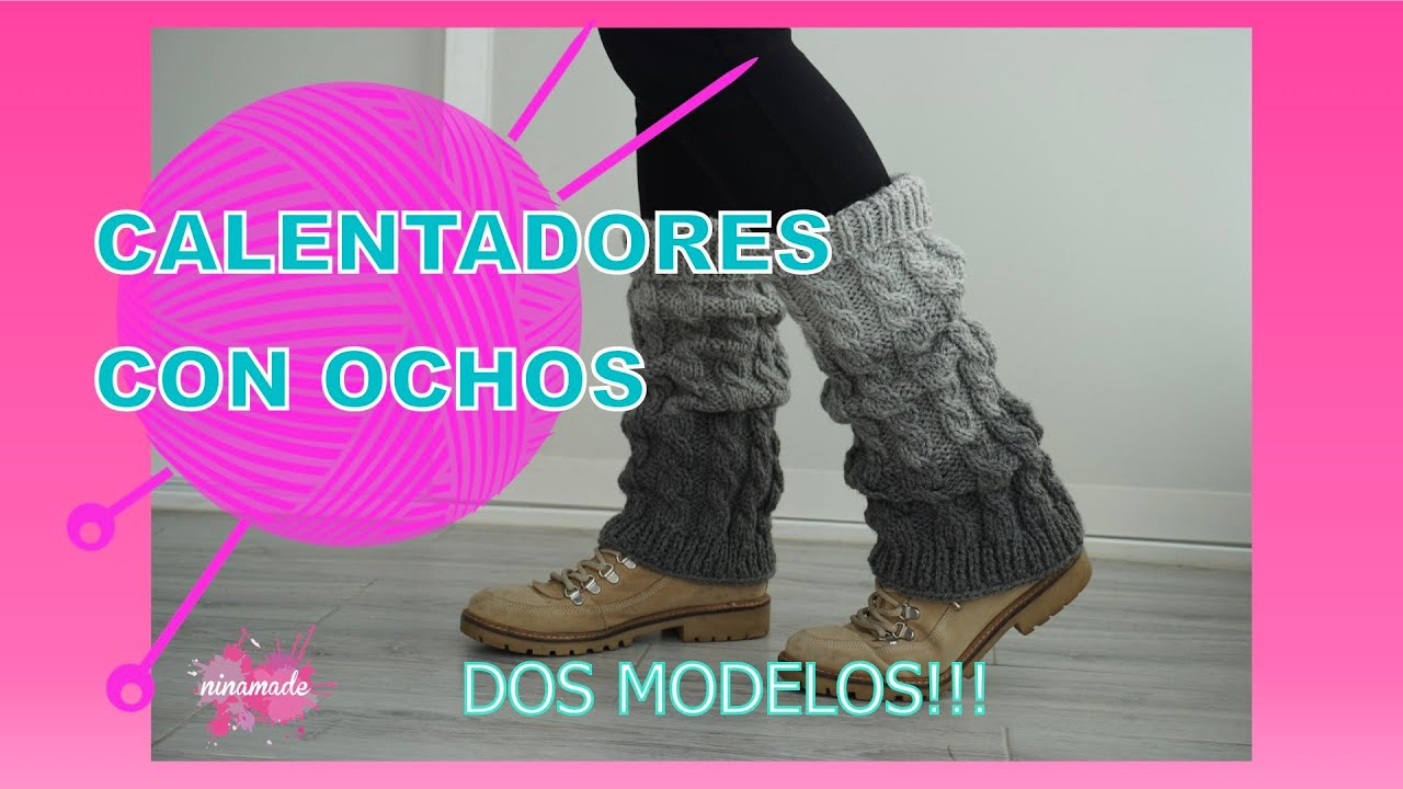 DIY.  Calentadores o Polainas  con Ochos // Twists Legs  Knitting Pattern
