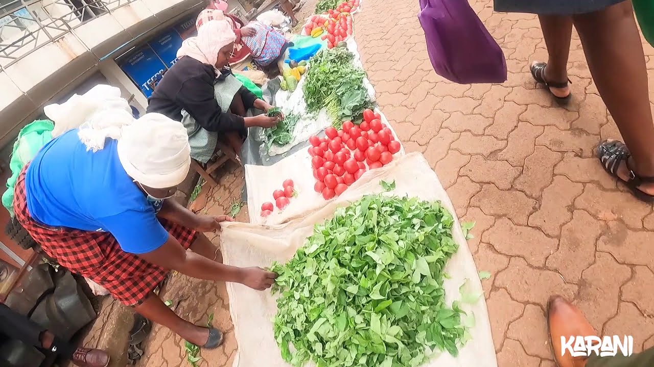Life on the Street market in Africa in Kisii Town Kenya Part 2