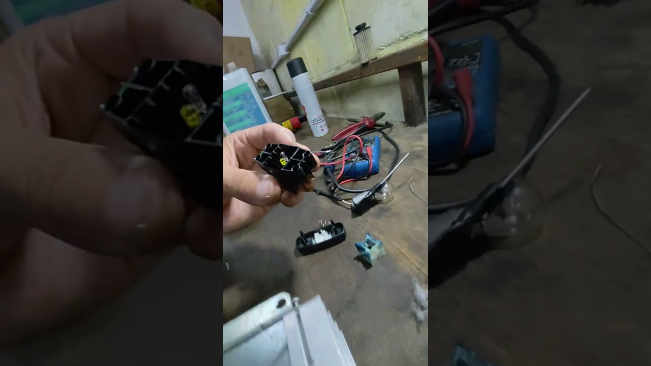 Reparo do botão pisca alerta Marea