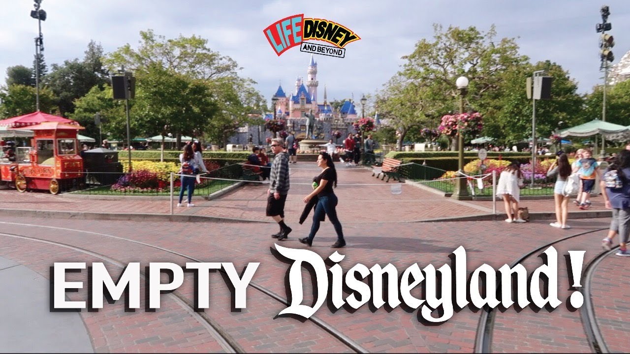 Empty Disneyland!