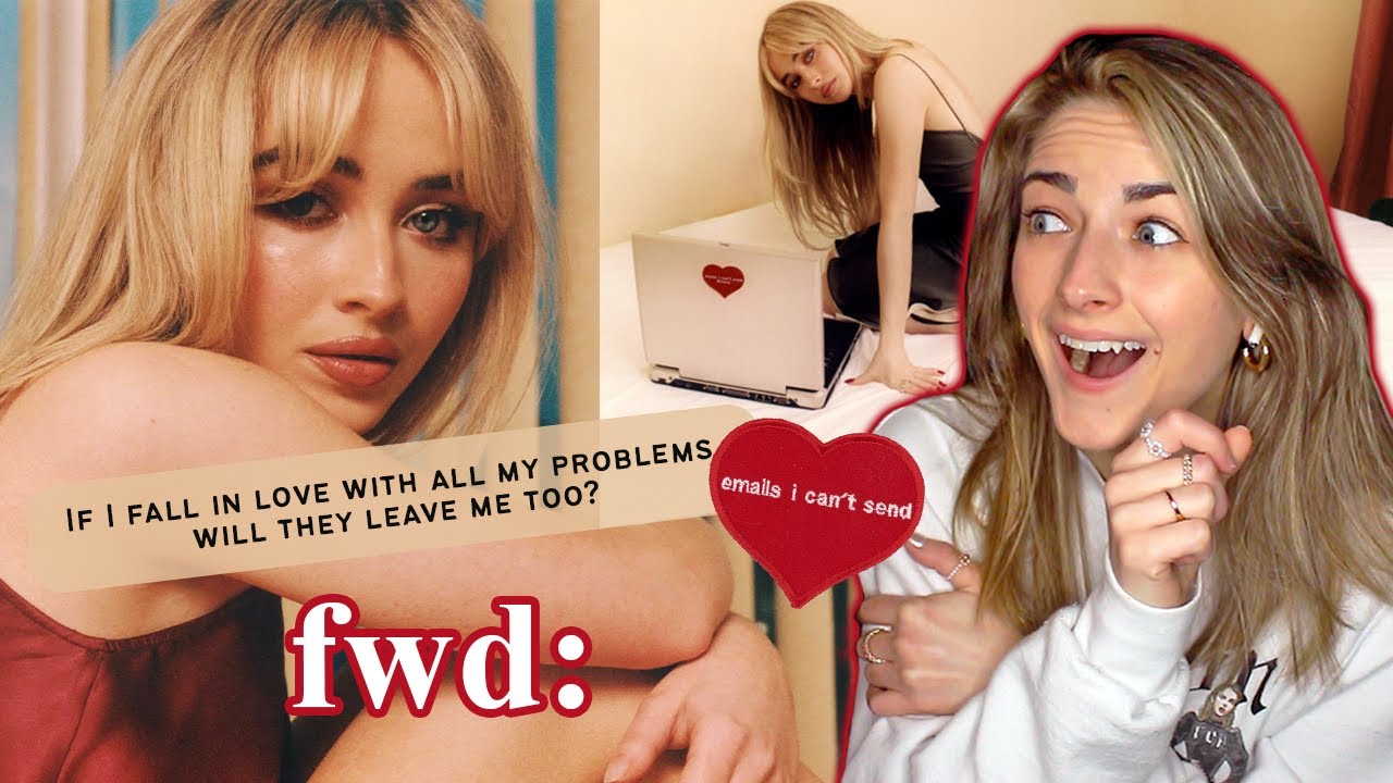 Sabrina Carpenter keeps sending me sad emails ~ fwd: reaction