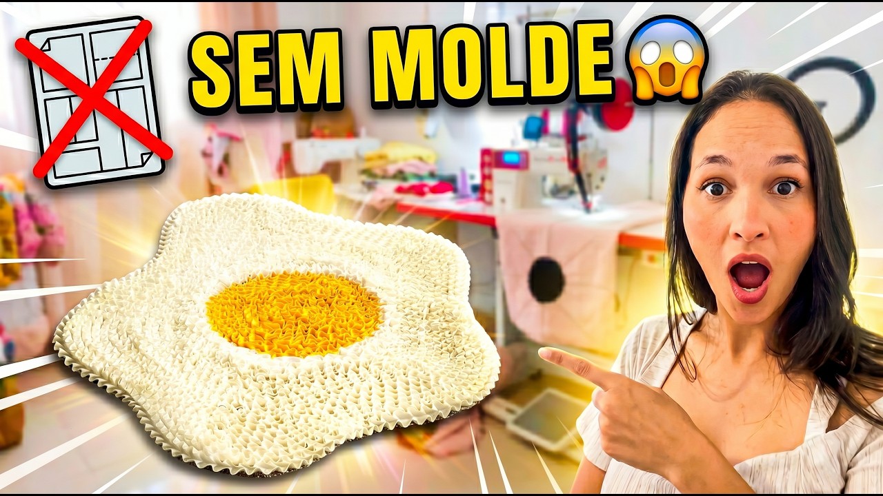 Tapete de Ovo Frufru Simples e Fácil | Passo a Passo (Resultado Incrível!)