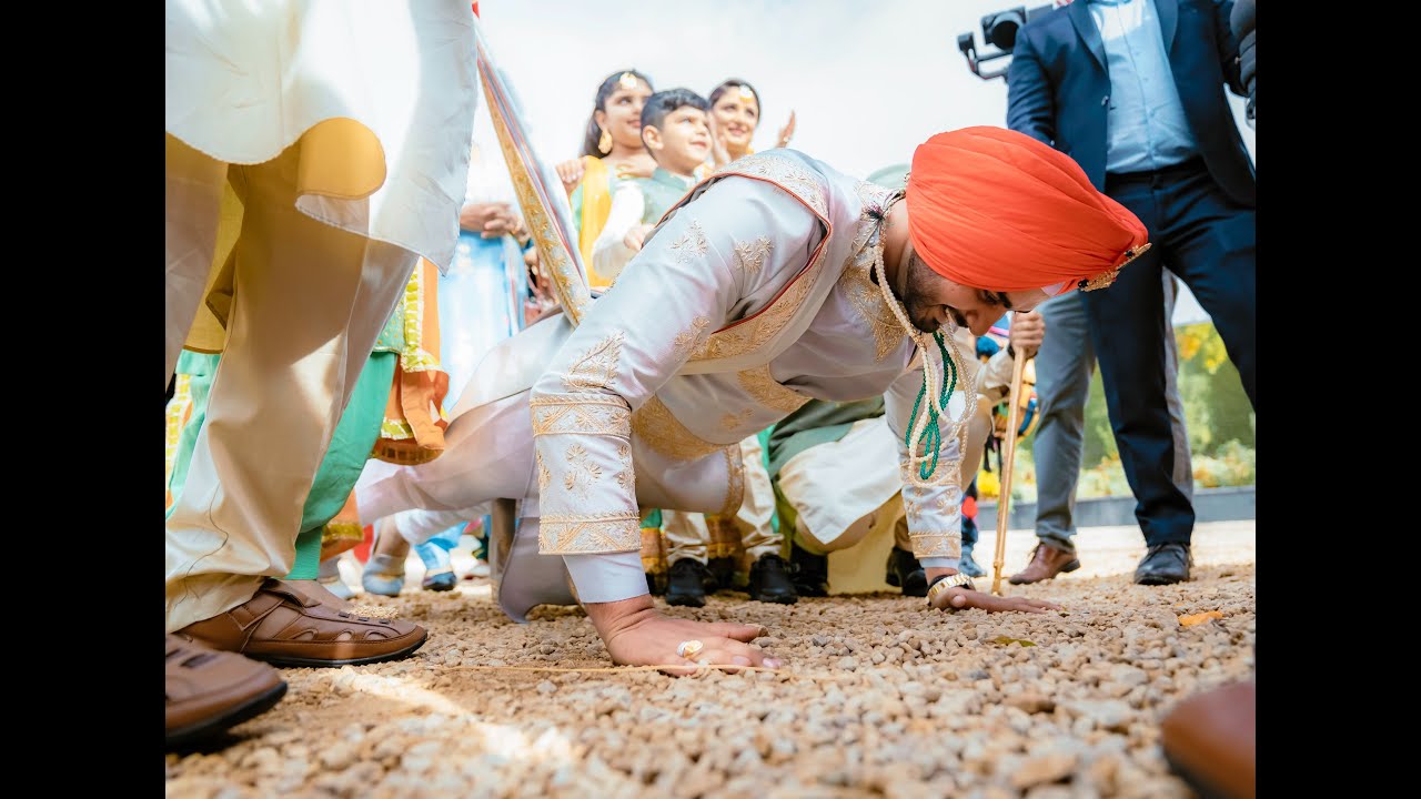 FUN PUNJABI WEDDING RIBBON CUTTING | AMAN & SIMAR | ADELAIDE, AUSTRALIA