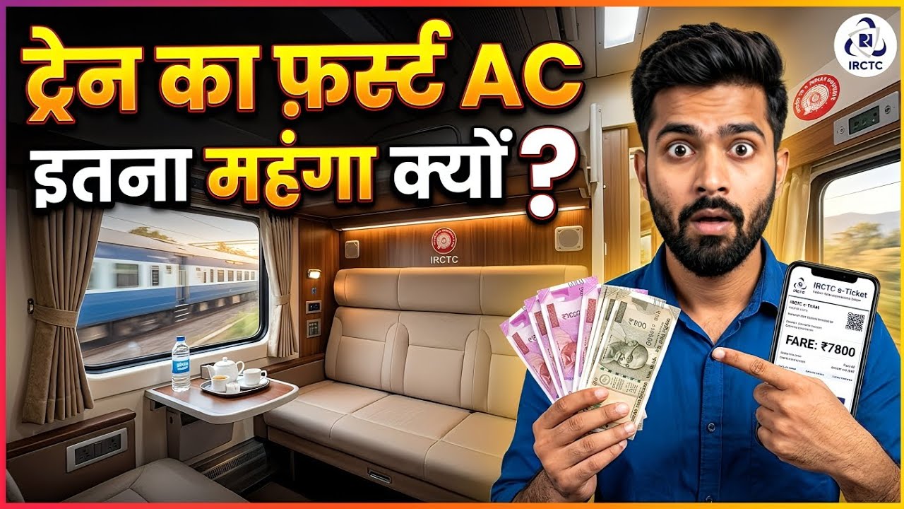 Train का 1st AC इतना महंगा क्यों होता है?
