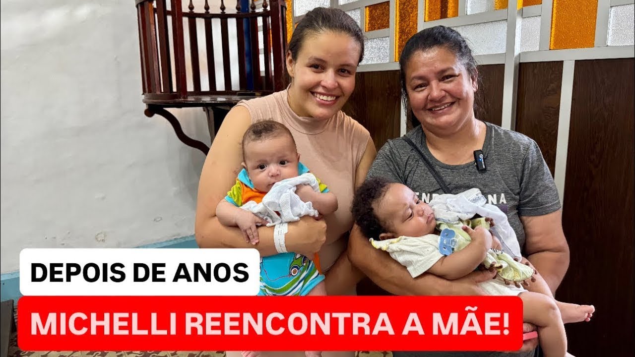O REENCONTRO EMOCIONANTE DA MICHELLI COM A MÃE! 