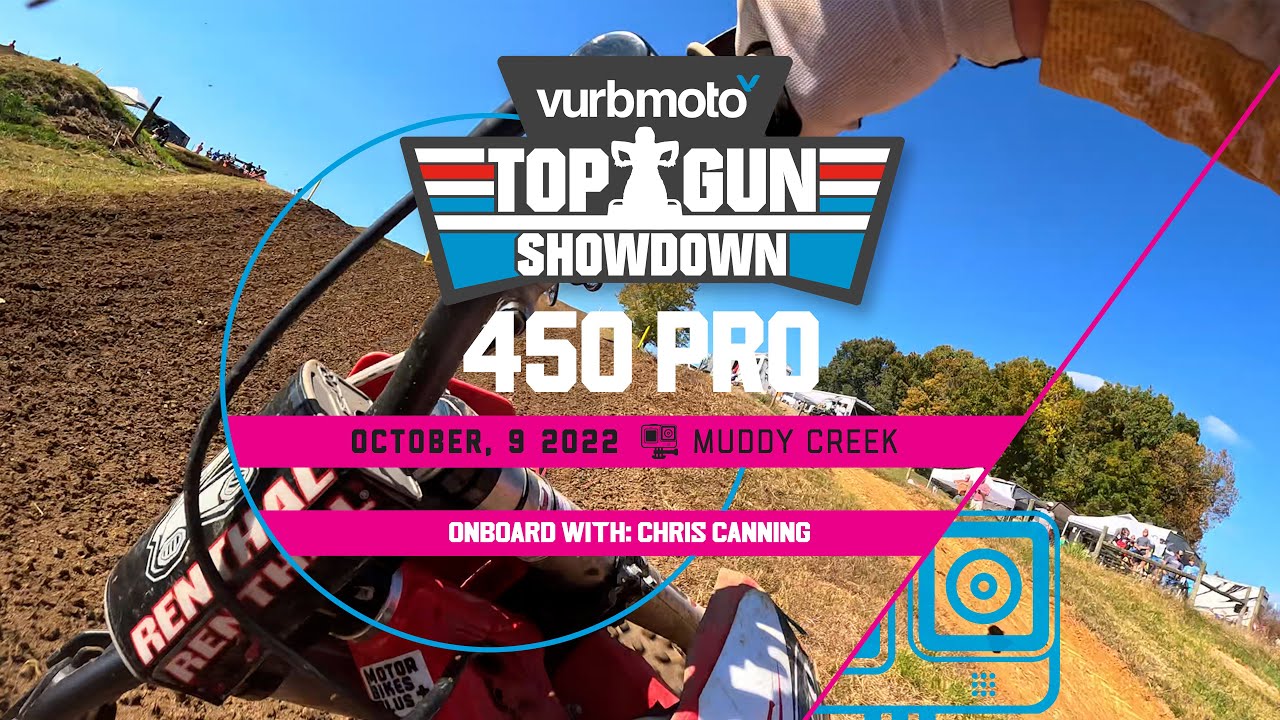 Two Stroke Raw ft. Chris Canning | 450 Pro Moto 2 Raw | Muddy Creek TopGun Showdown | - vurbmoto