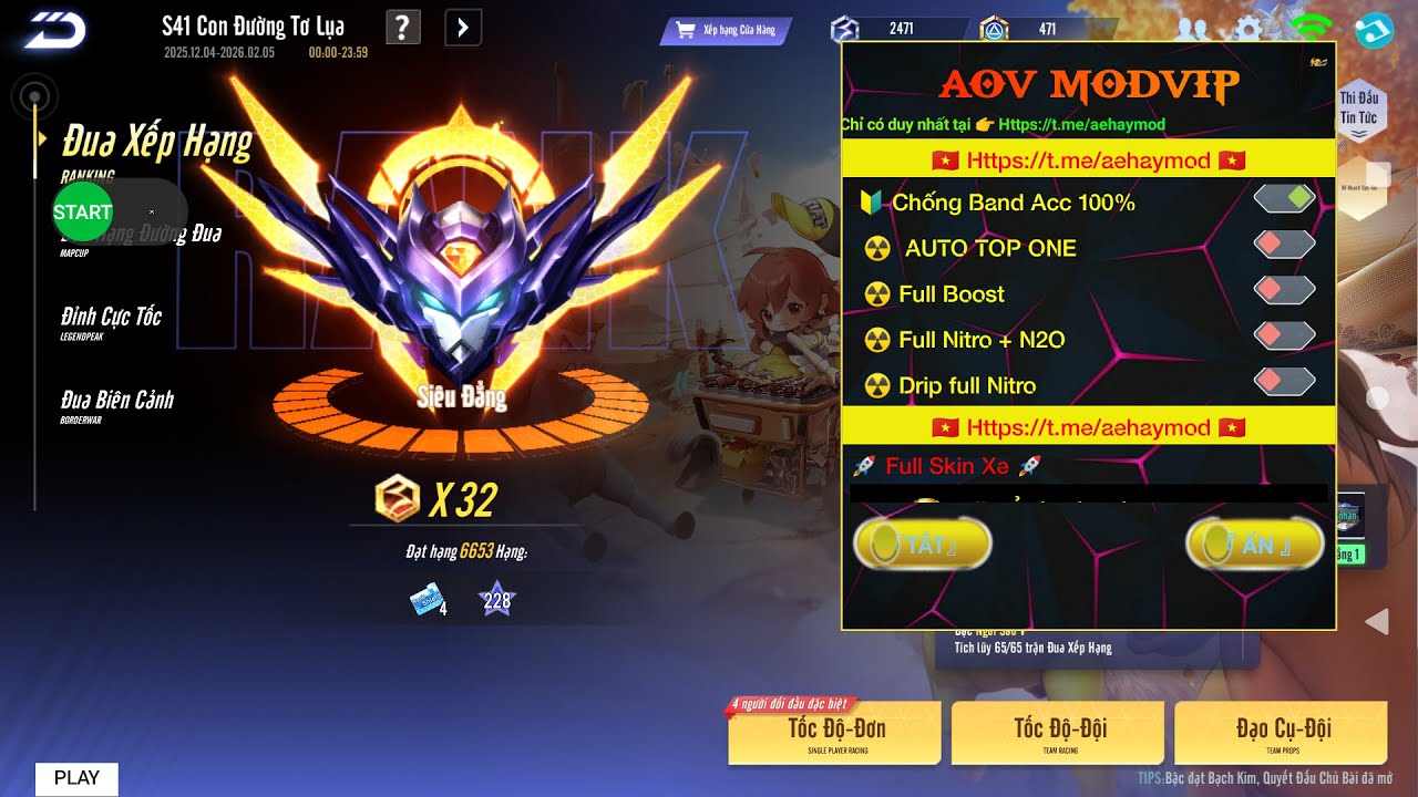 C&Aacute;CH HACK ZINGSPEED MIỄN PH&Iacute; BẢN MỚI NHẤT | ANTIBAND FIX VĂNG FULL NITRO TỰ ĐUA MỞ ACC BAND