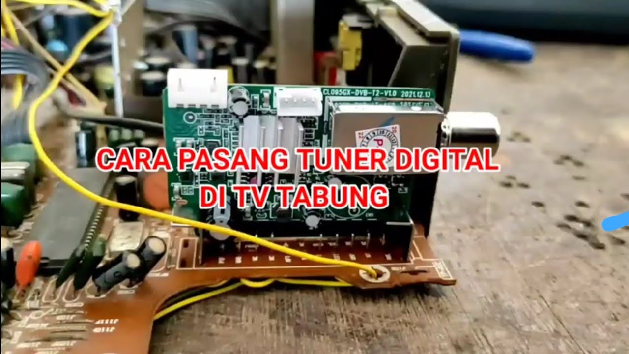 Cara Pasang Tuner Digital di TV tabung