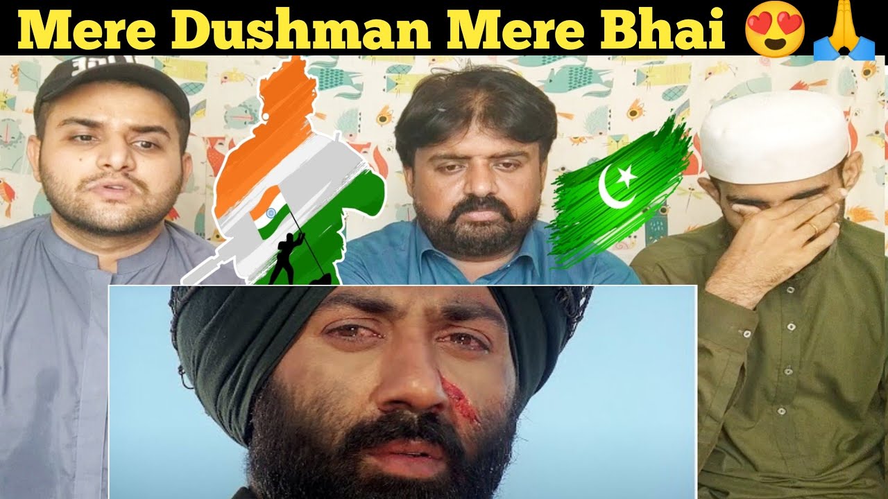 Pakistani Reaction on बॉर्डर मेरे दुश्मन मेरे भाई 4K सनी देओल हरिहरन Border