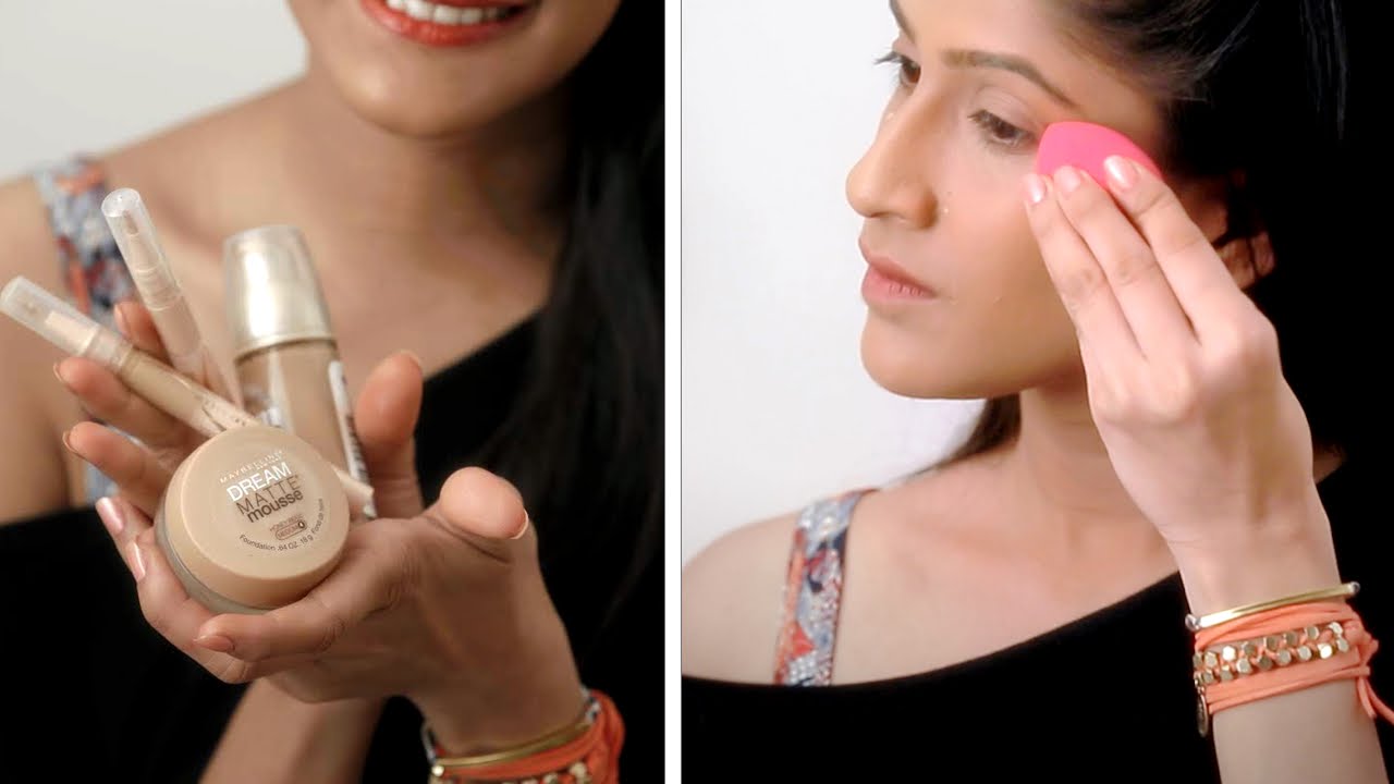 How To Apply Foundation For Full Coverage | Foundation Routine And Makeup Tips | Glamrs