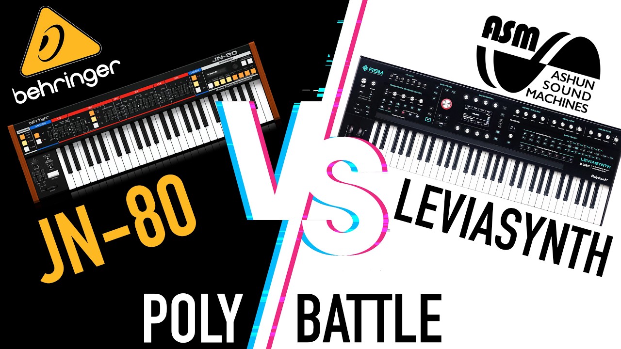 Behringer JN-80 vs ASM Leviasynth | POLY BATTLE (No Talking)