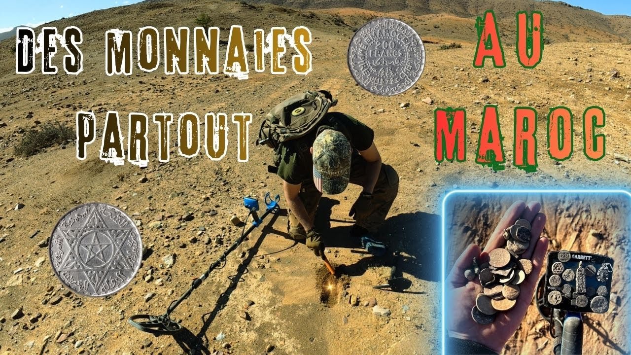 Détection de métaux : Des monnaies partout au Maroc