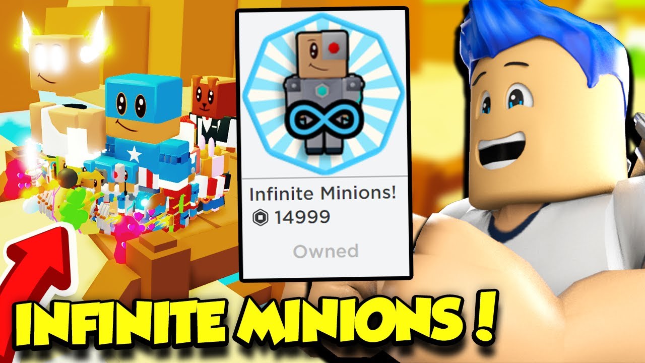 Buying The INFINITE PET GAMEPASS In Minion Simulator And IT BROKE THE GAME! (Roblox)