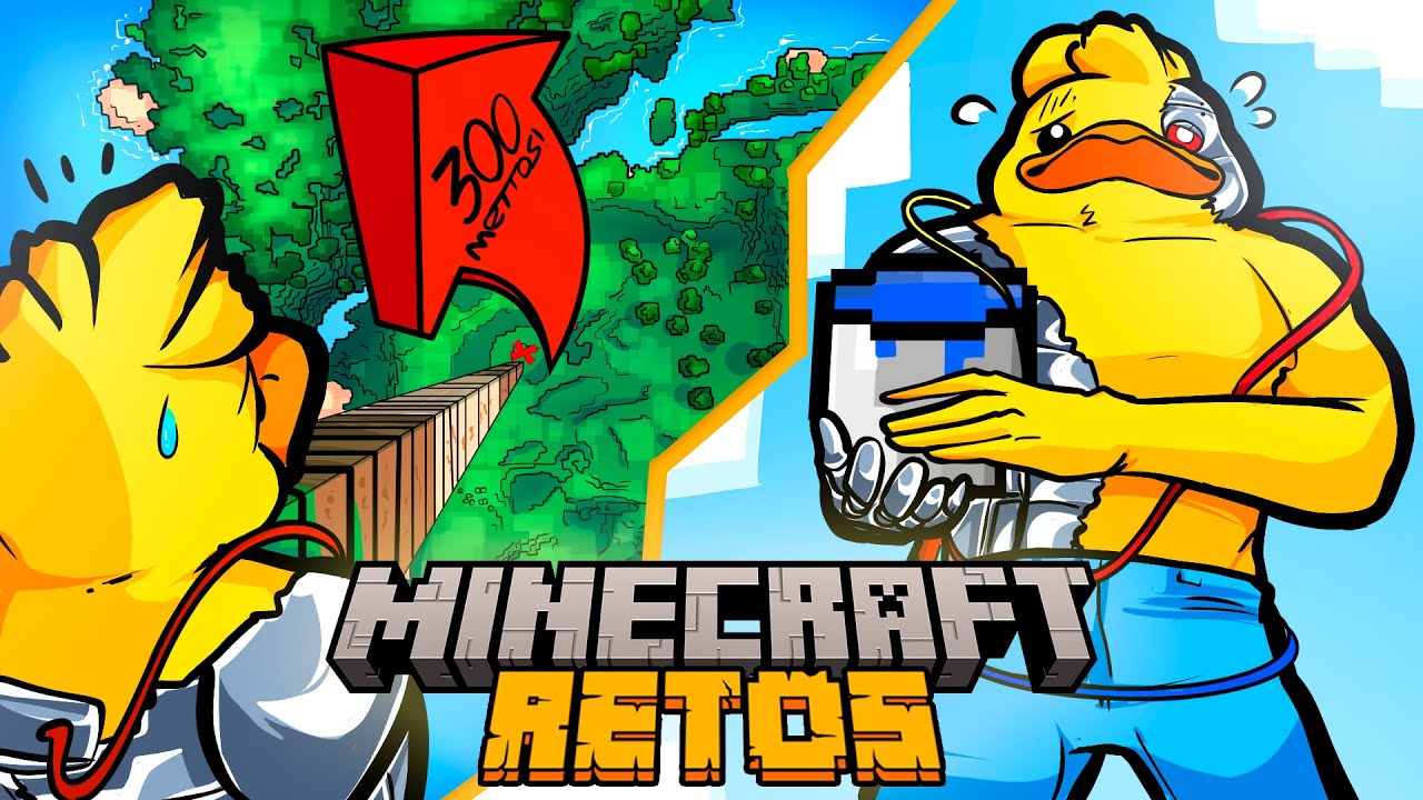 HICE TODOS los RETOS de MINECRAFT que me PROPUSIERON