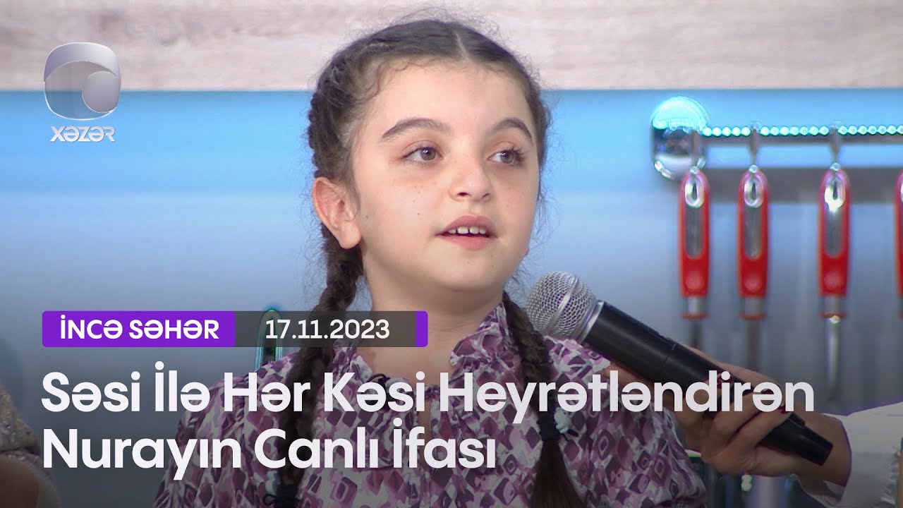 Səsi İlə Hər Kəsi Heyrətləndirən Nurayın Canlı İfası...