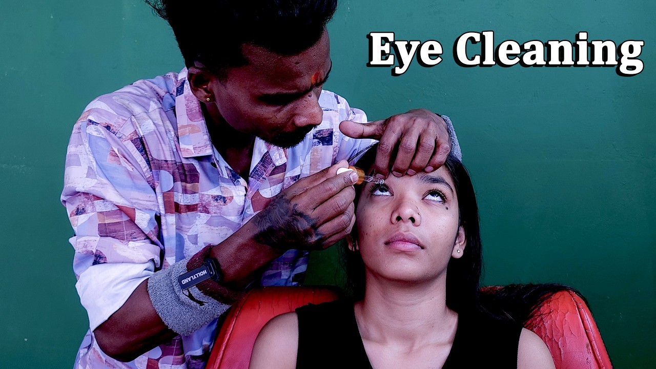 She Fell Asleep Instantly 😴 | Eye Cleaning & Face Massage ASMR by Master Cracker