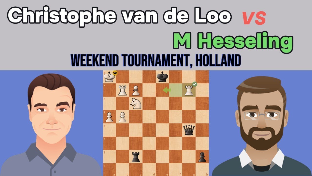 Exciting Chess Game: Christophe van de Loo vs. M Hesseling - Weekend Tournament, Holland 1983