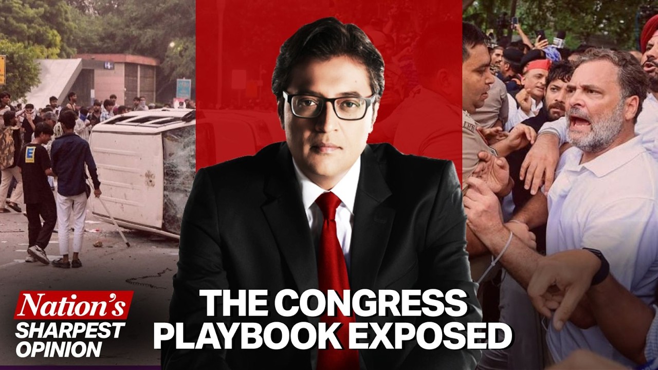 Arnab Exposes Congress' Track Record On Exams, Merit, Student Politics & National Security