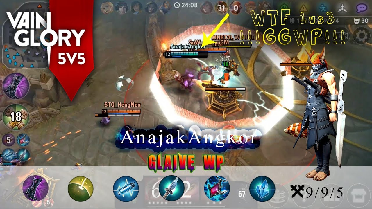 Vainglory Khmer Gameplay AnajakAngkor   Taka CP   Vainglory 5v5 patch 3 9