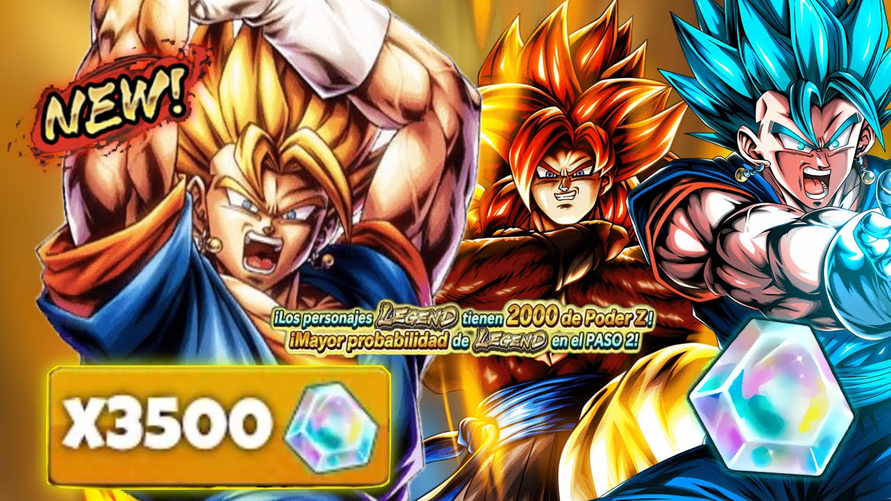 TODOS PODREMOS JUGAR CON VEGETTO! +3500 CRONOCRISTALES DE REGALO Y GOGETA Y VEGETTO ROMPEN DBL!