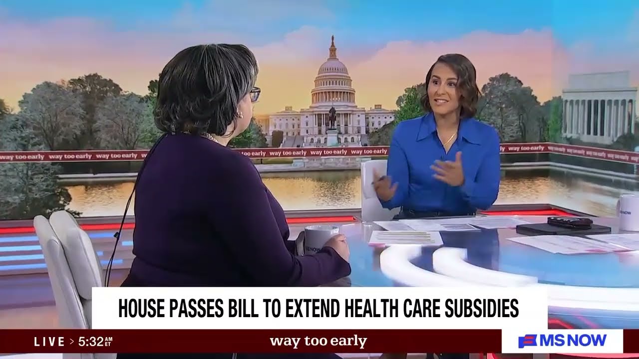 McClellan Joins Ali Vitali on Way Too Early to Discuss ACA Tax Credit Vote Outcome