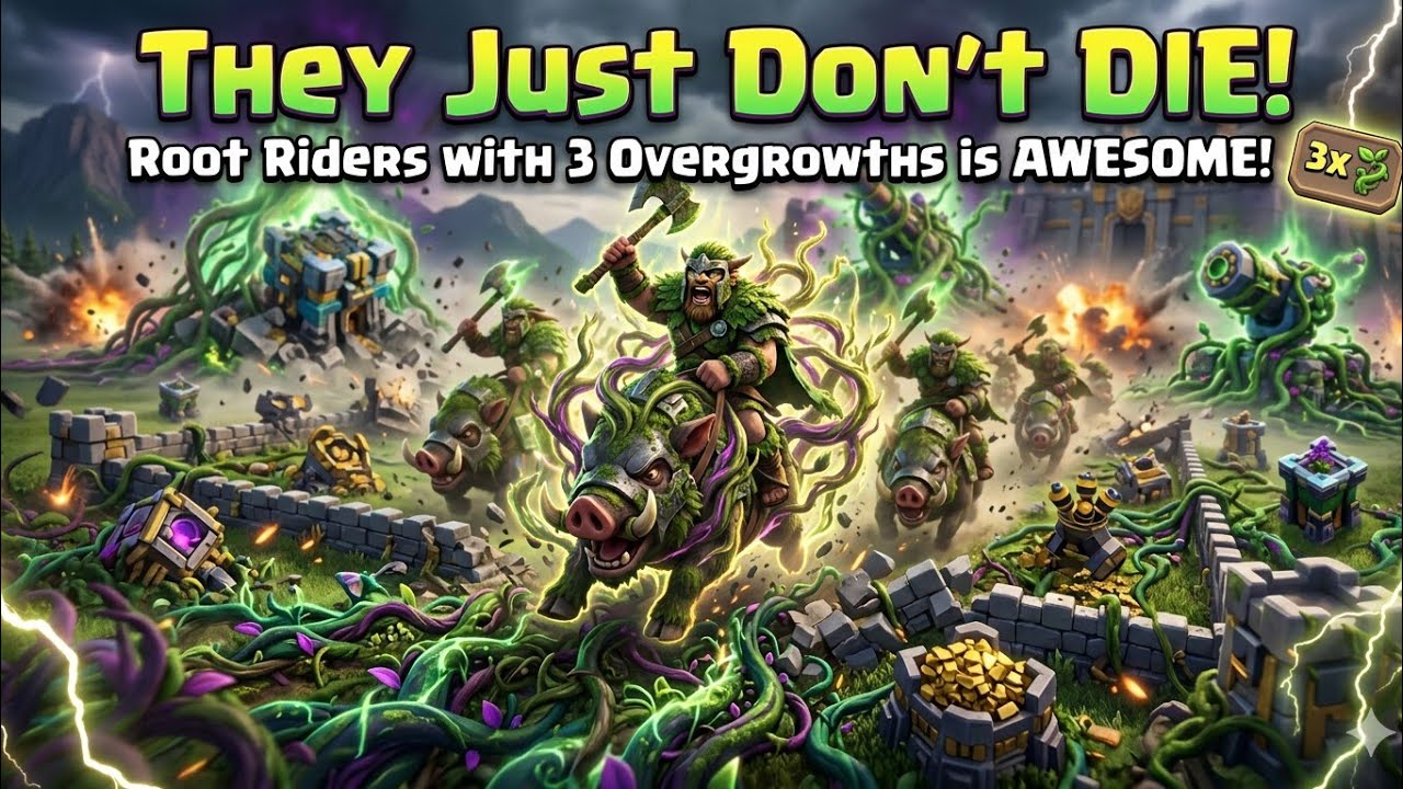They Just DON'T DIE! Root Riders with 3 Overgrowths is AWESOME!