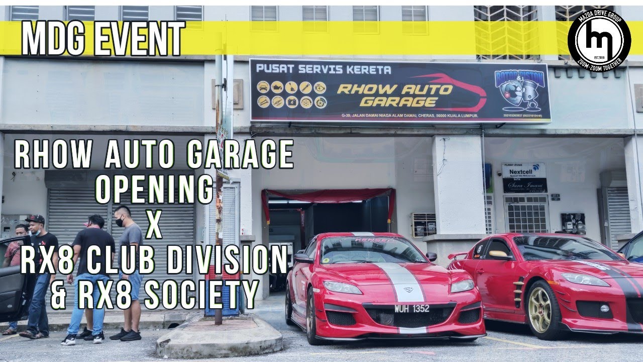マツダ ロータリー MAZDA RX-8 Club Division & RX8_Society visits RHow Auto Garage | MDG Event #rx8 #rotary