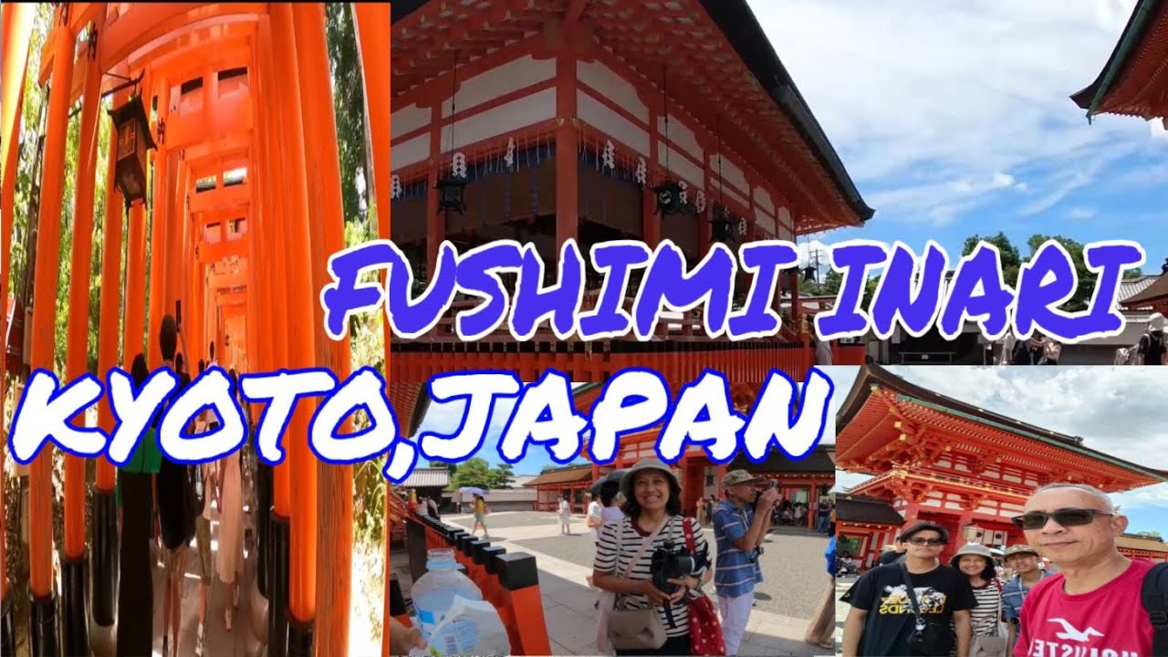 FUSHIMI INARI TAISHA TOUR IN KYOTO JAPAN🇯🇵||Cara Maila Italia #japan #kyoto #family #summervacation