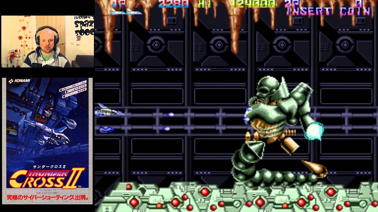 Thunder Cross II (2) (Arcade) - Gameplay
