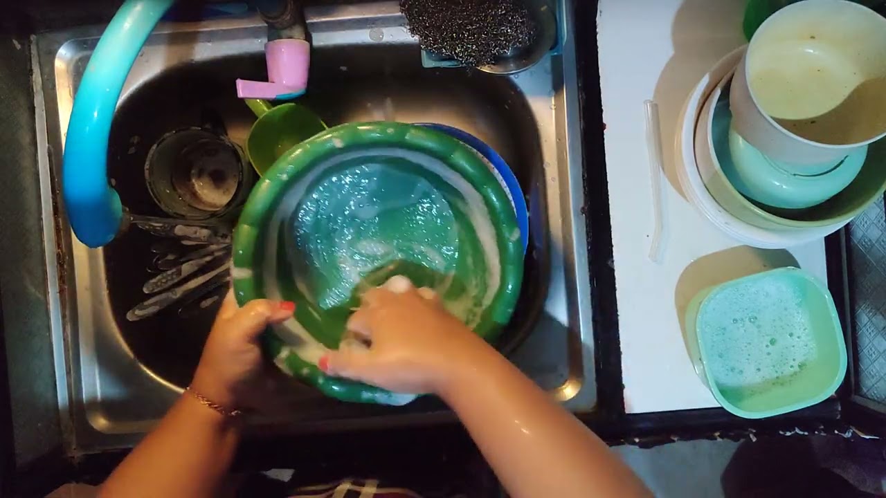ASMR CUCI PIRING DAY 12