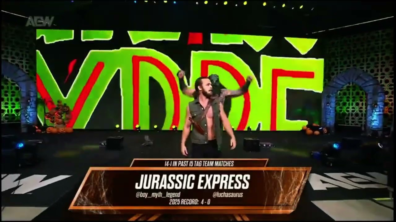 Jurassic Express Entrance: AEW Dynamite Oct.29,2025