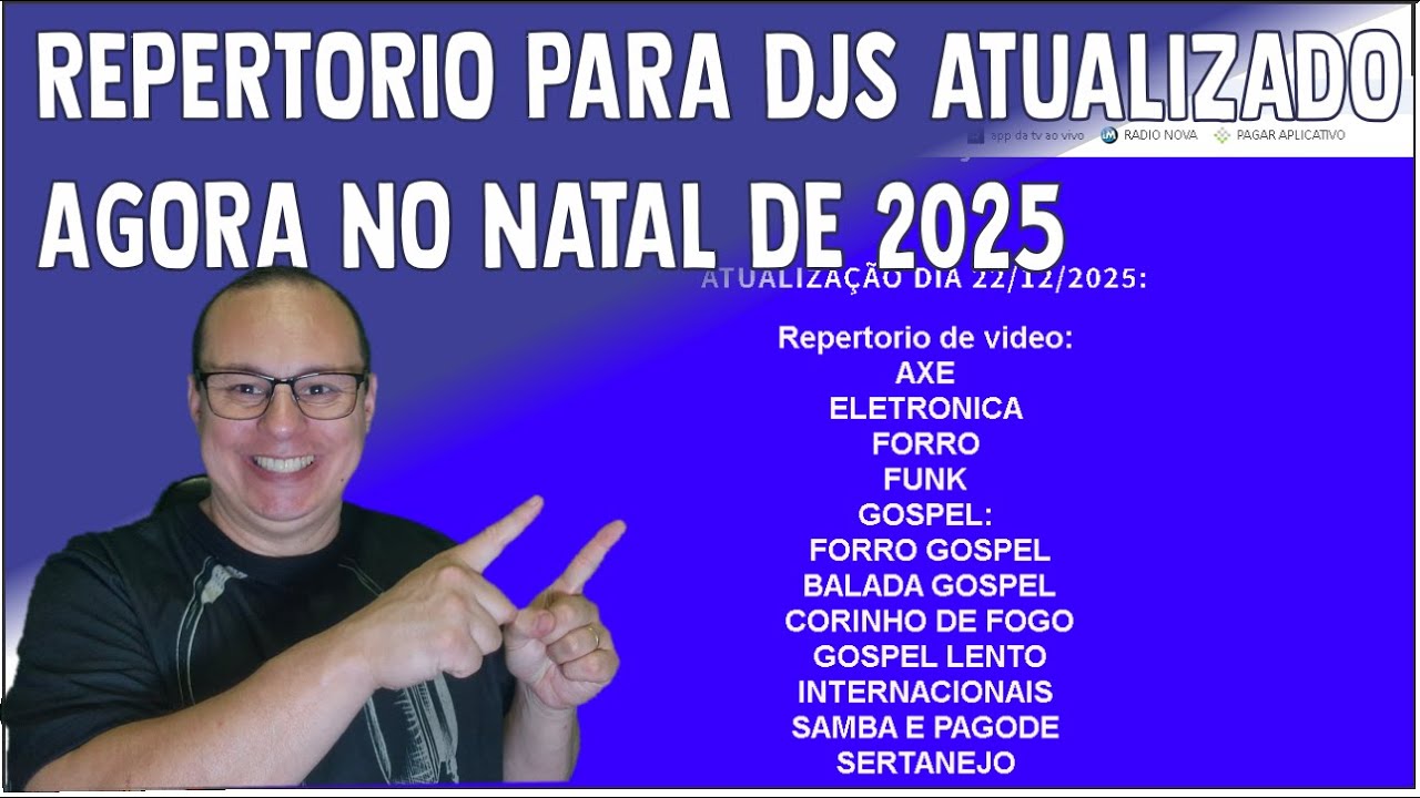 REPERTORIO PARA DJS ATUALIZADO AGORA NO NATAL DE 2025