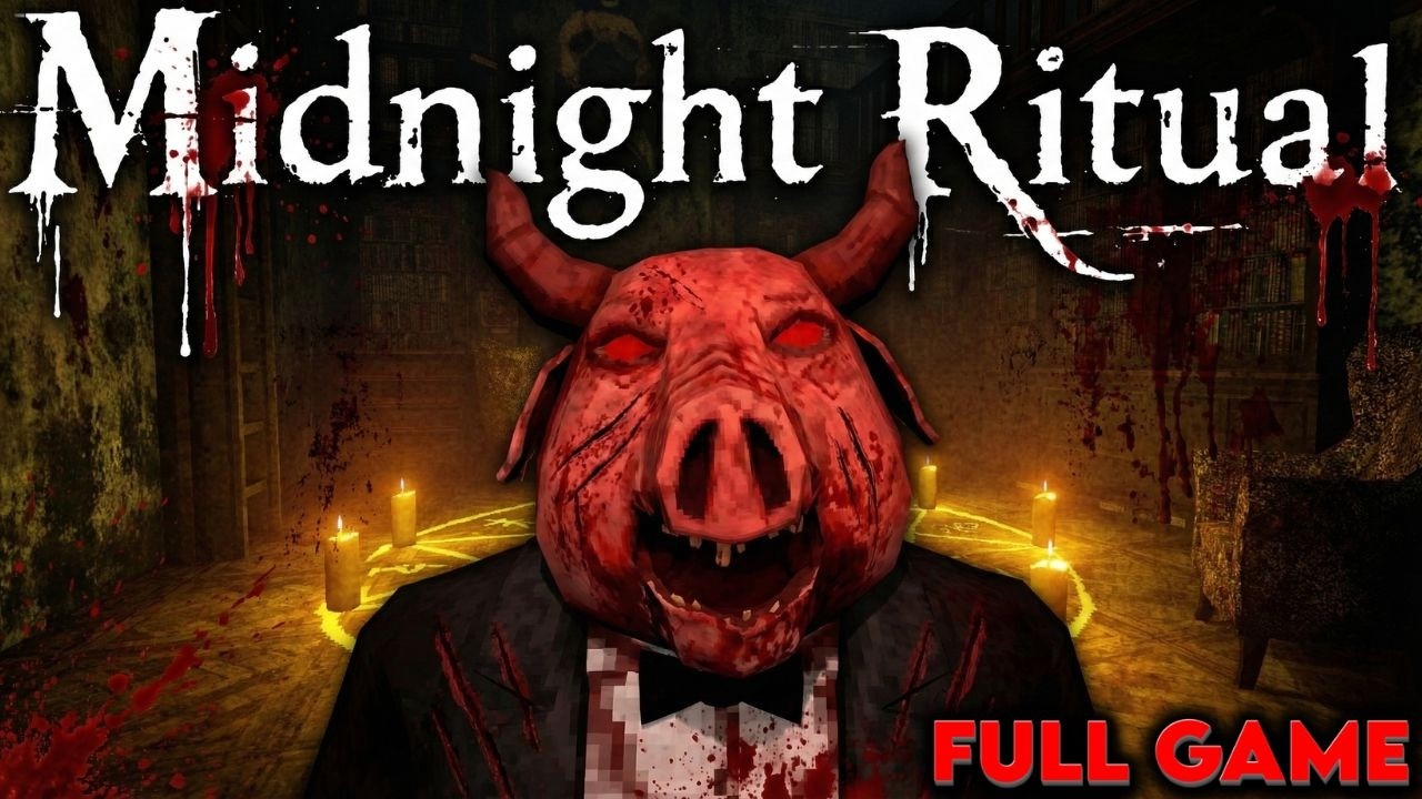 Midnight Ritual &ndash; Full Game Playthrough | Disturbing PSX Occult Indie Horror (itch.io)