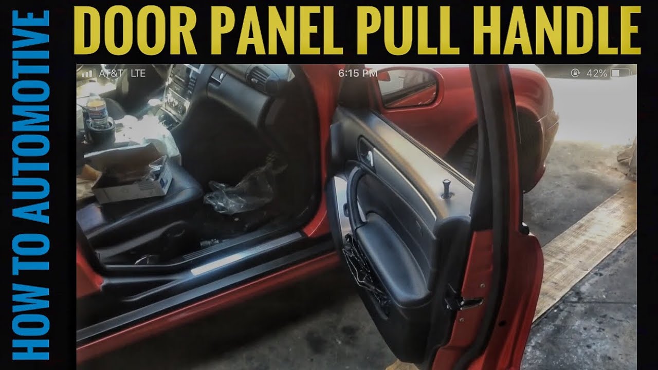 How to Replace  Door Panel Pull handle on a 2000-2007 Mercedes C230