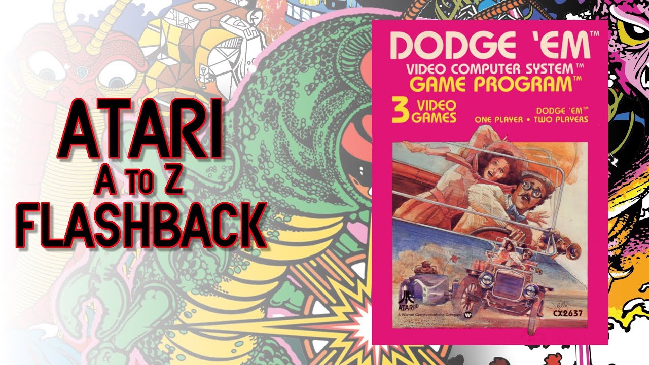 Dodge 'Em for Atari 2600 is about staying in your lane except when it's not | Atari A to Z Flashback