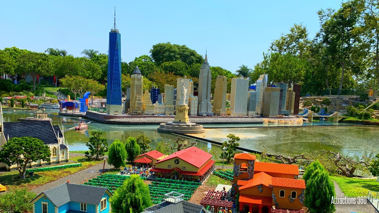 Tour of Miniland USA - Legoland 2020 - Lego Theme Park