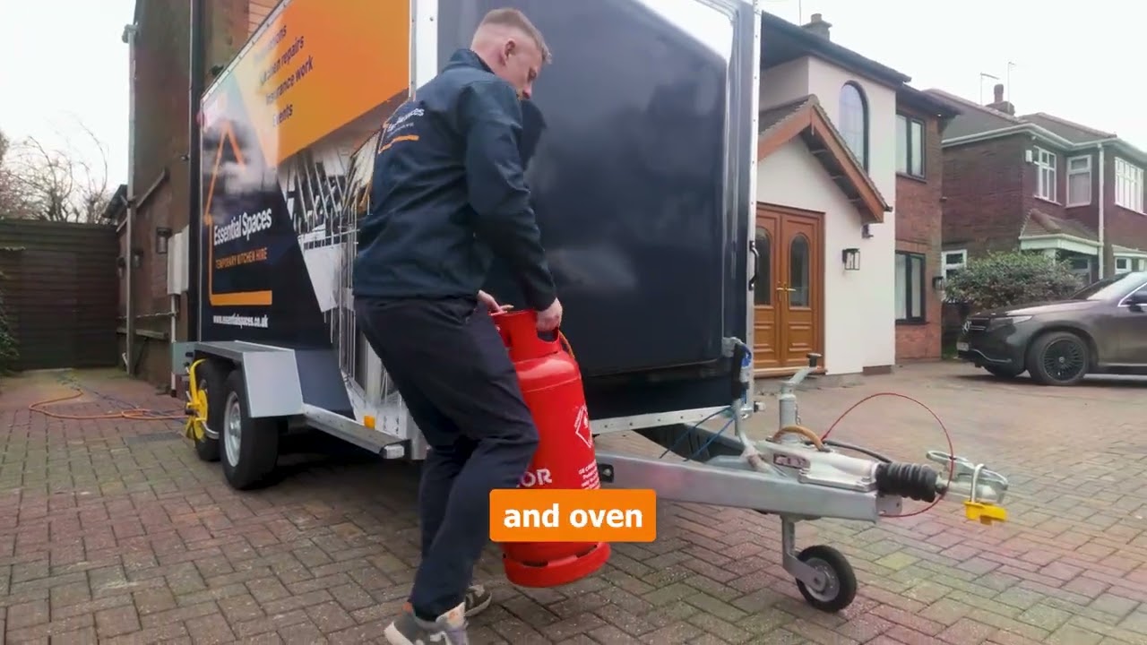 Portable kitchen Setup video