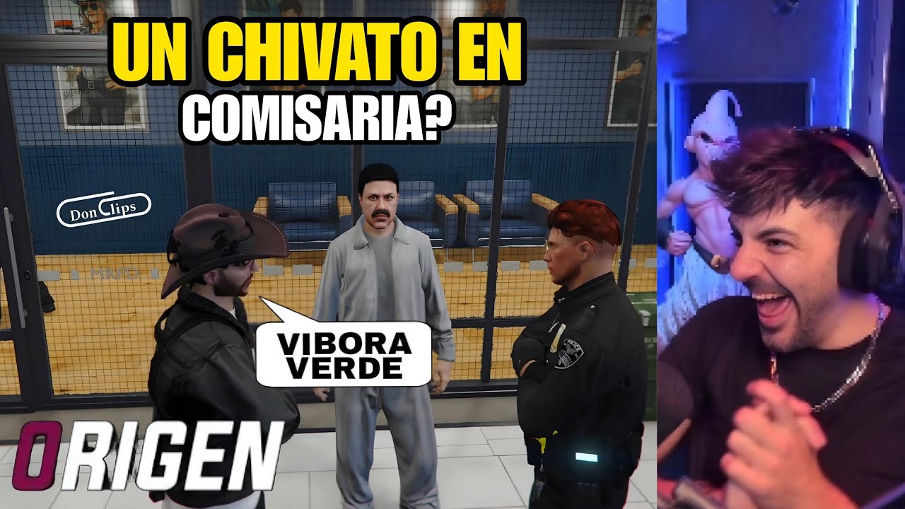 CHUCK (NEXXUZ) YA SABE que HAY UN CHIVATO en COMISARIA, CHUCK ENTRA a un DIRECTO,  ORIGEN RP 