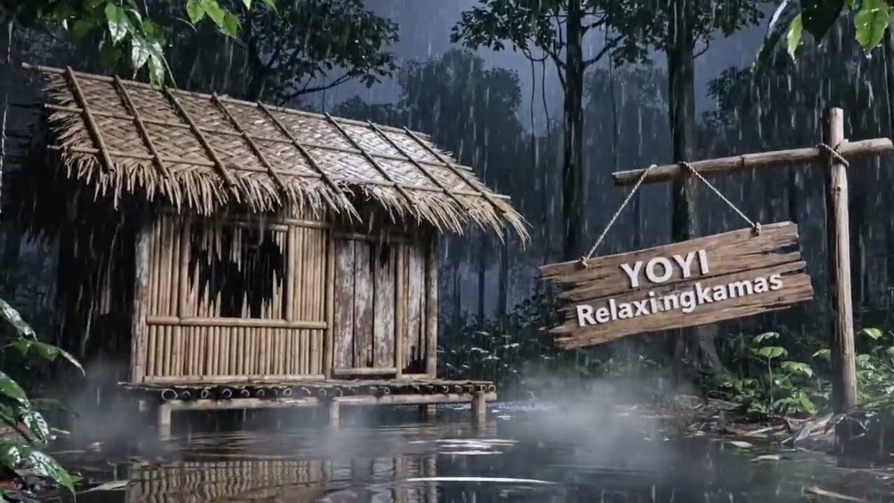 1 Hour Relaxing Rain Sounds 🌧️ Deep Sleep, Stress Relief & Calm Night Ambience