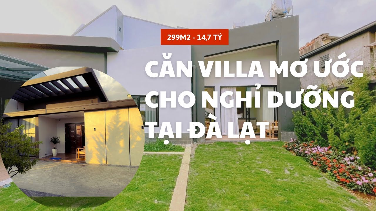 Bán Villa Đà Lạt Đường Hồ Xuân Hương | Biệt Thự Sân Vườn Thoáng Mát – 299m2 Giá 14,7 Tỷ